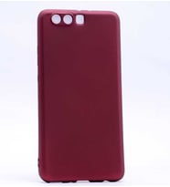Huawei P10 Plus Kılıf Soft Mat Premier Case (Bordo)