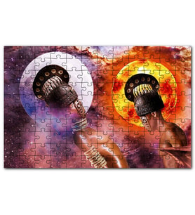 Cakapuzzle Afrikalı Tanrıça ve Hizmetkarı Puzzle Yapboz MDF (Ahşap) (255 Parça)