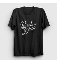 Presmono Unisex Sarı Rare To Die Panic! at the Disco T-Shirt 73241tt (Siyah)