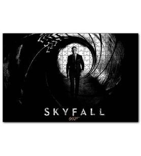 Cakapuzzle 007 Skyfall Daniel Craig  Puzzle Yapboz MDF (Ahşap) (1000 Parça)