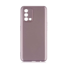 Oppo A74 4G Kılıf Zore Premier Silikon Kılıf (Rose)