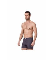 Namaldı 6 Adet Siyah Renk Penye Boxer (Füme)