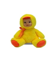 Halley Oyuncak Bebek Yüzlü Hayvanlar Peluş 35 Cm (Sarı)