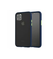 Uyumlu Model Apple iPhone 13 Pro Max Kılıf Arka Buzlu Mat Kapak (Lacivert)