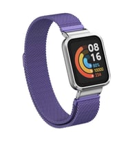 Xiaomi Redmi Watch (Mi Watch Lite) Zore KRD-58 Metal Kordon (Mor)