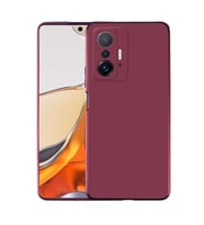 Vendas Xiaomi Mi 11T Pro 5G Premier Soft Serisi Yumuşak Silikon Kılıf + Seramik Nano Ekran Koruyucu (Mürdüm)