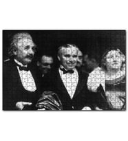 Cakapuzzle haplin ve Einştein Şehir Işıkları Galasında  Puzzle Yapboz MDF (Ahşap) (255 Parça)