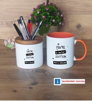 Arkadaşa Hediye Kalemlik, Kupa Bardak T Kişiye Özel Hediye Doğum Günü Hediyesi (Model 13)