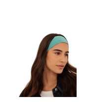 Spor Saç Bantları - Elastik Kaymaz İnce Saç Ter Kafa Bandı Bandana, Kadın & Erkek Koşu Fitness Yoga Pilates Makyaj Yüz Yıkama Atletik Egzersiz Saç Bandı (Turkuaz)