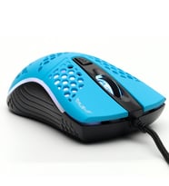 Rush RM02 RGB Aydınlatmalı 1600 DPI 6 Farklı Renkli Gaming Mouse (Mavi)