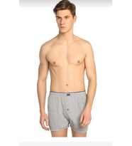 TUTKU 0117 ERKEK PENYE DÜZ BOXER TEKLİ (Gri)