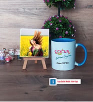 Çocuk Gelişim Uzmanı Fotoğraflı Dekoratif Taş, Kupa Bardak Beyaz Hediye Öğretmenler Günü Hediyesi (Model 4)
