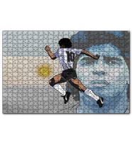 Cakapuzzle Maradona Arjantin Milli Takımı  Puzzle Yapboz MDF (Ahşap) (255 Parça)