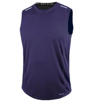 Erkek Nem Emici Hızlı Kuruma Atletik Teknik Performans Sporcu Sıfır Kol T-shirt DRIFIT-SIFIRKOL (Lacivert)