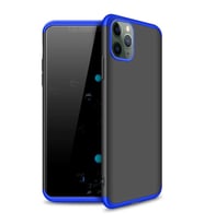 Apple iPhone 11 Pro Uyumlu GKK Kılıf 360 Derece Tam Koruma (Mavi-Siyah)