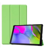Samsung Galaxy Tab S5E T720 T725 T727 Kılıf PU Deri Smart Standlı Case (Yeşil)
