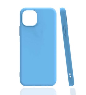 Uyumlu Model Apple iPhone 13 Pro Max Kılıf Biye Yumuşak Silikon Case (Açık Mavi)
