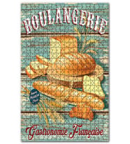 Cakapuzzle Dilimlenmiş Ekmek Çeşitleri Görsel Puzzle Yapboz MDF (Ahşap) (500 Parça)