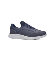 Günlük Erkek Yetişkin Sneaker Büyük Numara Spor Ayakkabı Lastik Bağcıklı 110C (Lacivert)