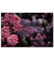 Cakapuzzle Pembe Tomurcuklu Çiçekler  Puzzle Yapboz MDF (Ahşap) (1000 Parça)