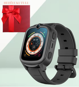 4G Max HD Görüntülü Konuşmalı BTK Kayıtlı GPS Aktif 3 Kordonlu Çocuk Akıllı Saati (Siyah)