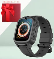 4G Max HD Görüntülü Konuşmalı BTK Kayıtlı GPS Aktif 3 Kordonlu Çocuk Akıllı Saati (Siyah)