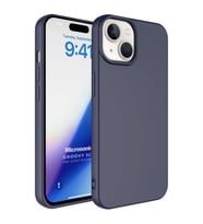 Microsonic Apple iPhone 15 Plus Kılıf Groovy Soft Derin Mor (Lacivert)