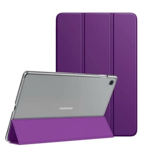 Samsung Galaxy Tab A7 Lite T220 T225 T227 Kılıf New PU Deri Smart Standlı Case (Mor)