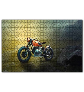 Cakapuzzle BMV Klasik Motorsiklet  Puzzle Yapboz MDF (Ahşap) (500 Parça)