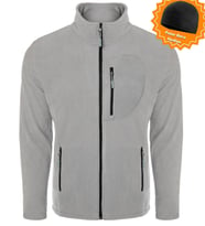 Ghassy Co. Polar Erkek Tam Fermuar + 3 Cep ((YENİ SEZON)) (Açık Gri)