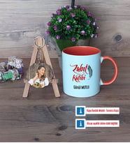Zabıt Katibi Kupa Bardak Beyaz ve Fotoğraflı Ahşap Anahtarlık Hediye (Model 13)