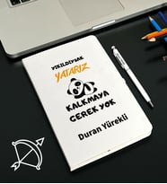 Kişiye Özel Burç Tasarımlı Esprili Defter Kalem Seti (Model 11)