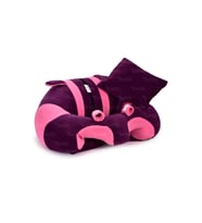 TOKKO Yastık Hediyeli Bebek Bebe Yatmaz Oturma Destek Minderi - Bebek Koltuğu - Büyük Bebek Oturağı Bebeyatmaz (Mor-Pembe)