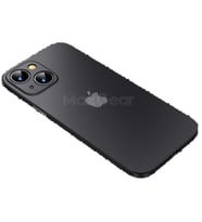 Uyumlu Model Apple iPhone 13 Kılıf Ultra İnce Hayalet Sert Kapak (Füme)