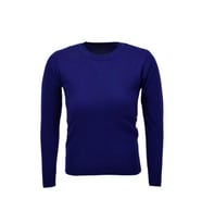 Kadın Sıfır Yaka Spor Kazak BGL-ST04085 (Lacivert)