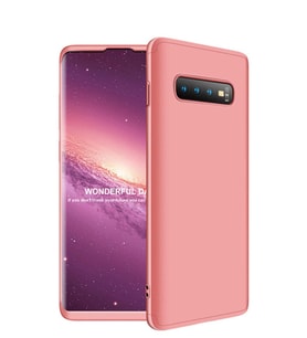 Microsonic Samsung Galaxy S10 Plus Kılıf Double Dip 360 Protective (Rose)