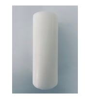 Büyük Boy 15cm Blok Silindir Baton Mum Uzun Yanmalı Hediyek Dekoratif (Beyaz)