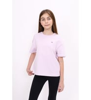 Toontoy Kız Çocuk Baskılı Tişört (Açık Lila)