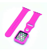 Apple Watch 42mm Zore 3 in 1 Klasik Kordon (Pembe)