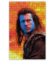 Cakapuzzle William Wallace Mel Gibson Puzzle Yapboz MDF (Ahşap) (1000 Parça)