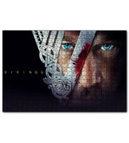 Cakapuzzle Vikng Dizi Afişi  Puzzle Yapboz MDF (Ahşap) (500 Parça)