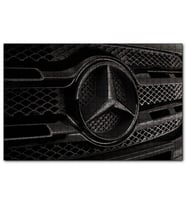 Cakapuzzle Mercedes Benz Logo Karanlık Mod  Puzzle Yapboz MDF (Ahşap) (500 Parça)