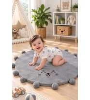 80 Cm Bebek Oyun Halısı (Gri)