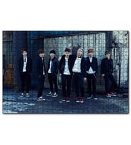 Cakapuzzle BTS Koreli Gençler Sokakta  Puzzle Yapboz MDF (Ahşap) (500 Parça)