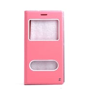 Galaxy On7 Kılıf Dolce Kapaklı Kılıf (Pembe)