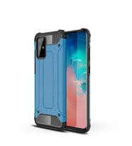 Galaxy S20 Plus Kılıf Zore Crash Zırh Silikon Kılıf (Mavi)