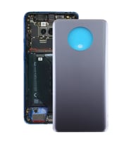 Oneplus 7T Uyumlu Arka Pil Batarya Kapağı Cam HD1901 HD1903 HD1900 HD1907 (Siyah)