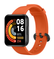 Xiaomi Redmi Watch 2 Lite Kordon Tam Uyumlu Eternity Silikon Kordon (Turuncu)