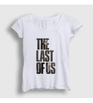 Presmono Kadın Sarı Joel And Ellie Oyun The Last Of Us T-Shirt 359871tt (Beyaz)