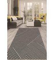 Dijital Kaymaz Taban Yıkanabilir Modern Renkli Salon Halısı Mutfak Halısı Yolluk ND-HT-156 (Gri)